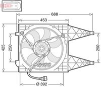 CASCO CEF73342AS - Ventilador, refrigeración del motor - Brand New HQ