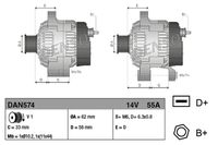 CASCO CAL30139GS - Alternador - Genuine