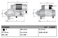 DENSO DSN960 - Motor de arranque