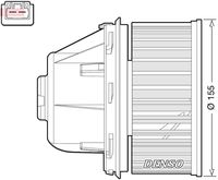 CASCO CBW72023GS - Ventilador habitáculo - Genuine