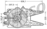 CASCO CEF74067GS - Motor eléctrico, ventilador del radiador - Genuine