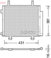 DELPHI CF20233 - Condensador, aire acondicionado