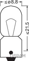 ams-OSRAM 3930 - Lámpara de incandescencia, luz de situación/gálibo
