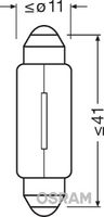 ams-OSRAM 6413 - Lámpara, luz del maletero