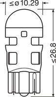 ams-OSRAM 282502B - Lámpara incandescentea, compartimento de motor - ORIGINAL