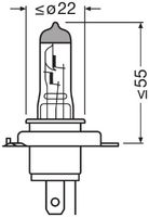 ams-OSRAM 64193ALS - Lámpara, faro principal