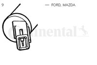 CONTINENTAL/VDO X10-729-002-005 - Bomba de agua de lavado, lavado de parabrisas