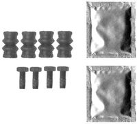 HELLA 8DZ355201621 - Lado de montaje: Eje delantero<br>Número de PR: 1LA<br>Número de PR: 1LC<br>Sistema de frenos: Teves<br>Número piezas [piezas]: 10<br>Nº de información técnica: K0395<br>