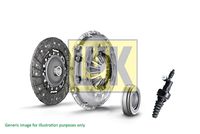 Schaeffler LuK 622240022 - Equipamiento de vehículo: para vehículos con varillaje de cambios<br>Diámetro [mm]: 220<br>Artículo complementario / información complementaria 2: con cojinete de desembrague<br>Artículo complementario / información complementaria 2: con cilindro receptor embrague<br>SVHC: No existen sustancias SVHC<br>