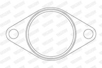 AJUSA 01768600 - Código de motor: D4FE<br>Espesor [mm]: 0,3<br>Ancho [mm]: 73,5<br>Longitud [mm]: 75<br>Diámetro interior [mm]: 116<br>