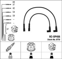 NGK 0778 - Cantidad: 5<br>Cable de encendido: Versión de conexión SAE<br>Cable de encendido: Cable resistivo<br>Bobina de encendido: Versión de conexión SAE<br>Distribuidor/rotor de encendido: Versión de conexión SAE<br>Longitud 1 [mm]: 310<br>Longitud 2 [mm]: 360<br>Long. 3 [mm]: 480<br>Long. 4 [mm]: 530<br>Diámetro cable [mm]: 7<br>Longitud 1 [mm], cable de encendido de bobina hasta distr.: 310<br>