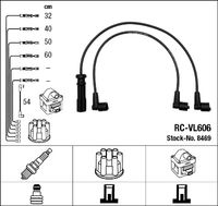 NGK 8469 - Cantidad: 5<br>Cable de encendido: Versión de conexión SAE<br>Bobina de encendido: Versión de conexión M4<br>Distribuidor/rotor de encendido: Versión de conexión M4<br>Longitud 1 [mm]: 235<br>Longitud 2 [mm]: 315<br>Long. 3 [mm]: 415<br>Long. 4 [mm]: 515<br>Diámetro cable [mm]: 7<br>Longitud 1 [mm], cable de encendido de bobina hasta distr.: 480<br>