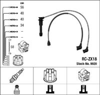 NGK 9920 - Cantidad: 5<br>Cable de encendido: Versión de conexión SAE<br>Cable de encendido: Cable resistivo<br>Bobina de encendido: Versión de conexión DIN<br>Distribuidor/rotor de encendido: Versión de conexión DIN<br>Longitud 1 [mm]: 350<br>Longitud 2 [mm]: 440<br>Long. 3 [mm]: 500<br>Long. 4 [mm]: 580<br>Diámetro cable [mm]: 7<br>Longitud 1 [mm], cable de encendido de bobina hasta distr.: 570<br>