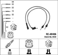 NGK 0530 - Cantidad: 5<br>Cable de encendido: Versión de conexión SAE<br>Cable de encendido: cable encendido de cobre<br>Bobina de encendido: Versión de conexión DIN<br>Distribuidor/rotor de encendido: Versión de conexión DIN<br>Longitud 1 [mm]: 485<br>Longitud 2 [mm]: 635<br>Long. 3 [mm]: 685<br>Long. 4 [mm]: 785<br>Diámetro cable [mm]: 7<br>Longitud 1 [mm], cable de encendido de bobina hasta distr.: 535<br>