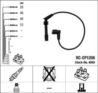 NGK 4069 - Cantidad: 4<br>Cable de encendido: Versión de conexión SAE<br>Cable de encendido: Cable resistivo<br>Bobina de encendido: Versión de conexión M4<br>Longitud 1 [mm]: 145<br>Longitud 2 [mm]: 325<br>Long. 3 [mm]: 345<br>Long. 4 [mm]: 395<br>Diámetro cable [mm]: 7<br>