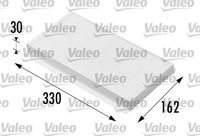 RIDEX 424I0436 - Altura [mm]: 30<br>Ancho [mm]: 162<br>Longitud [mm]: 331<br>Tipo de filtro: Filtro antipolen<br>Tipo de filtro: Cartucho filtrante<br>Forma: rectangular<br>