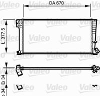 VALEO 731743 - Radiador, refrigeración del motor