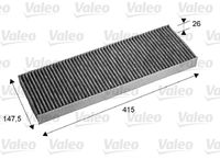 SWAG 40909432 - Tipo de filtro: Filtro de carbón activado<br>Longitud [mm]: 415<br>Ancho [mm]: 145<br>Altura [mm]: 18<br>Calidad: GENUINE<br>