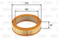 RIDEX 8A0509 - Tipo de filtro: Cartucho filtrante<br>Diámetro exterior [mm]: 236<br>Diámetro interior [mm]: 170<br>Altura [mm]: 66<br>para artículo nr.: 16255<br>