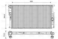 RIDEX 470R0800 - Clase de caja de cambios: Transmisión automática<br>Equipamiento de vehículo: para vehículos con/sin climatización<br>Longitud de red [mm]: 600<br>Ancho de red [mm]: 350<br>Profundidad de red [mm]: 32<br>Malla radiador: 600 - 350 - 32<br>Cant. entradas/salidas: 3<br>Material depósitos de agua (radiador): Plástico<br>Material aletas refrigeradoras: Aluminio<br>Ø salida [mm]: 38,5<br>Ø entrada [mm]: 38,5<br>