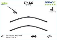 VALEO 574323 - Limpiaparabrisas - SILENCIO FLAT BLADE SET