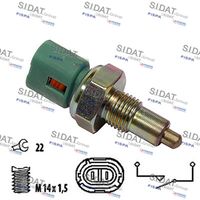 SIDAT 3234142 - Clase de caja de cambios: Caja de cambios manual<br>Medida de rosca: M14x1.5<br>Número de enchufes de contacto: 2<br>