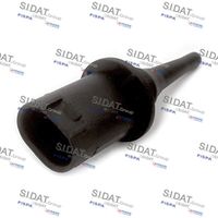 SIDAT 821288 - Número de enchufes de contacto: 2<br>Forma del enchufe: oval<br>Color: negro<br>Profundidad de montaje [mm]: 30<br>