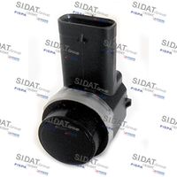 SIDAT 970040 - Tipo de sensor: Sensor ultrasonido<br>Color: negro<br>Diámetro [mm]: 15,5<br>Número de enchufes de contacto: 3<br>Forma del enchufe: oval<br>Lado de montaje: posterior<br>