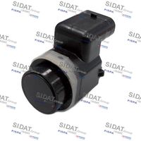 SIDAT 970086 - Tipo de sensor: Sensor ultrasonido<br>Color: negro<br>Número de enchufes de contacto: 3<br>Forma del enchufe: oval<br>Lado de montaje: delante<br>Lado de montaje: posterior<br>