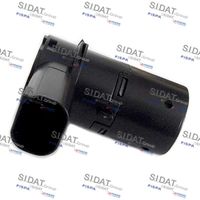 SIDAT 970090 - Lado de montaje: delante<br>año modelo desde: 2005<br>Tipo de sensor: Sensor ultrasonido<br>Propiedad química: barnizable<br>Número de enchufes de contacto: 3<br>Color: negro<br>Forma: recto<br>
