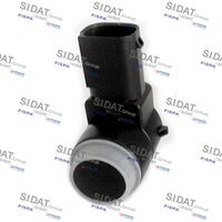 SIDAT 970117 - Lado de montaje: posterior<br>Tipo de sensor: Sensor ultrasonido<br>Número de enchufes de contacto: 3<br>Color: negro<br>Forma del enchufe: oval<br>