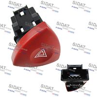 SIDAT 660926A2 - Color: rojo<br>Forma: triangular<br>Tipo de montaje: con clips<br>Número de enchufes de contacto: 4<br>Número de fabricación: EWS-RE-007<br>