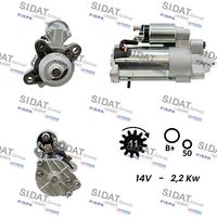 SIDAT S12VS0036A2 - Motor de arranque