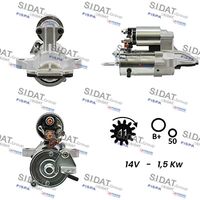 RIDEX 2S0154 - Motor de arranque