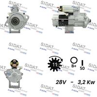 SIDAT S24MH0134A2 - Motor de arranque