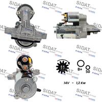 SIDAT S12VS0803A2 - Motor de arranque