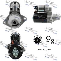 SIDAT S12BH0033 - Motor de arranque