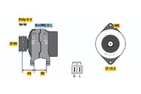 BOSCH 0986042951 - Alternador