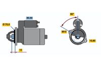 BOSCH 0986016581 - Motor de arranque