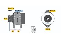 BOSCH 0986038281 - Alternador