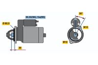 BOSCH 0001107048 - Motor de arranque