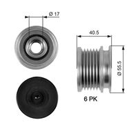 GATES OAP7060 - Rueda libre alternador - DriveAlign™