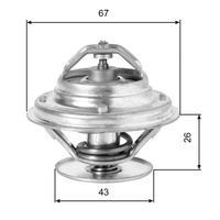 GATES TH05586G1 - Termostato, refrigerante