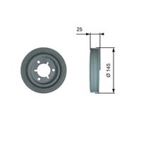 GATES TVD1056 - Polea, cigüeñal - DriveAlign™