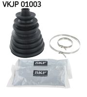 SKF VKJP01003 - Lado de montaje: lado de rueda<br>Altura [mm]: 97<br>Material: Caucho<br>Propiedad química: elástico<br>Diám. int. 1 [mm]: 18<br>Diám. int. 2[mm]: 68<br>