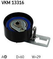SKF VKM13316 - Código de motor: DV6<br>Diámetro [mm]: 60<br>Ancho [mm]: 29<br>Diámetro interior [mm]: 8<br>Material: Plástico<br>