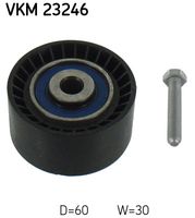 SKF VKM23246 - Ancho [mm]: 30,0<br>Ancho [mm]: 40,0<br>Diámetro interior [mm]: 10,0<br>Diámetro exterior [mm]: 60,0<br>Material: Plástico<br>Peso [kg]: 0,35<br>Número de piezas necesarias: 1<br>