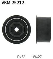 SKF VKM25212 - poleas - Ø [mm]: 52<br>Altura 1 [mm]: 27<br>Altura 2 [mm]: 29<br>Diámetro interior [mm]: 8<br>Material: Metal<br>Material: Plástico<br>