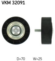 SKF VKM32091 - Diámetro [mm]: 70<br>Ancho [mm]: 25<br>Número de fabricación: RNK-FT-007<br>
