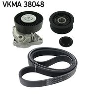 SKF VKMA38048 - Juego de correas trapeciales poli V